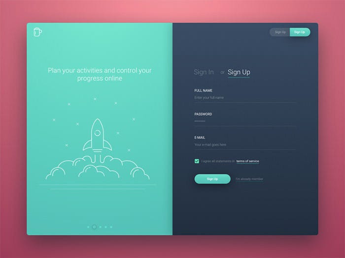 Login background